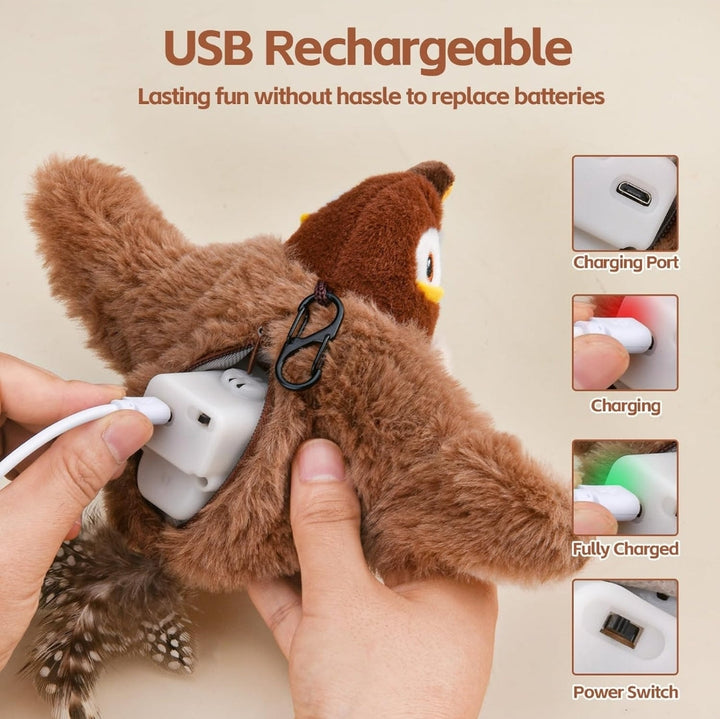Feather Frenzy™ Flapping Cat Bird (Free Shipping + 50% OFF Today)
