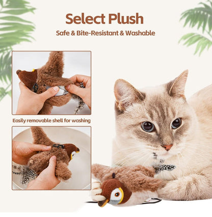 Feather Frenzy™ Flapping Cat Bird (Free Shipping + 50% OFF Today)
