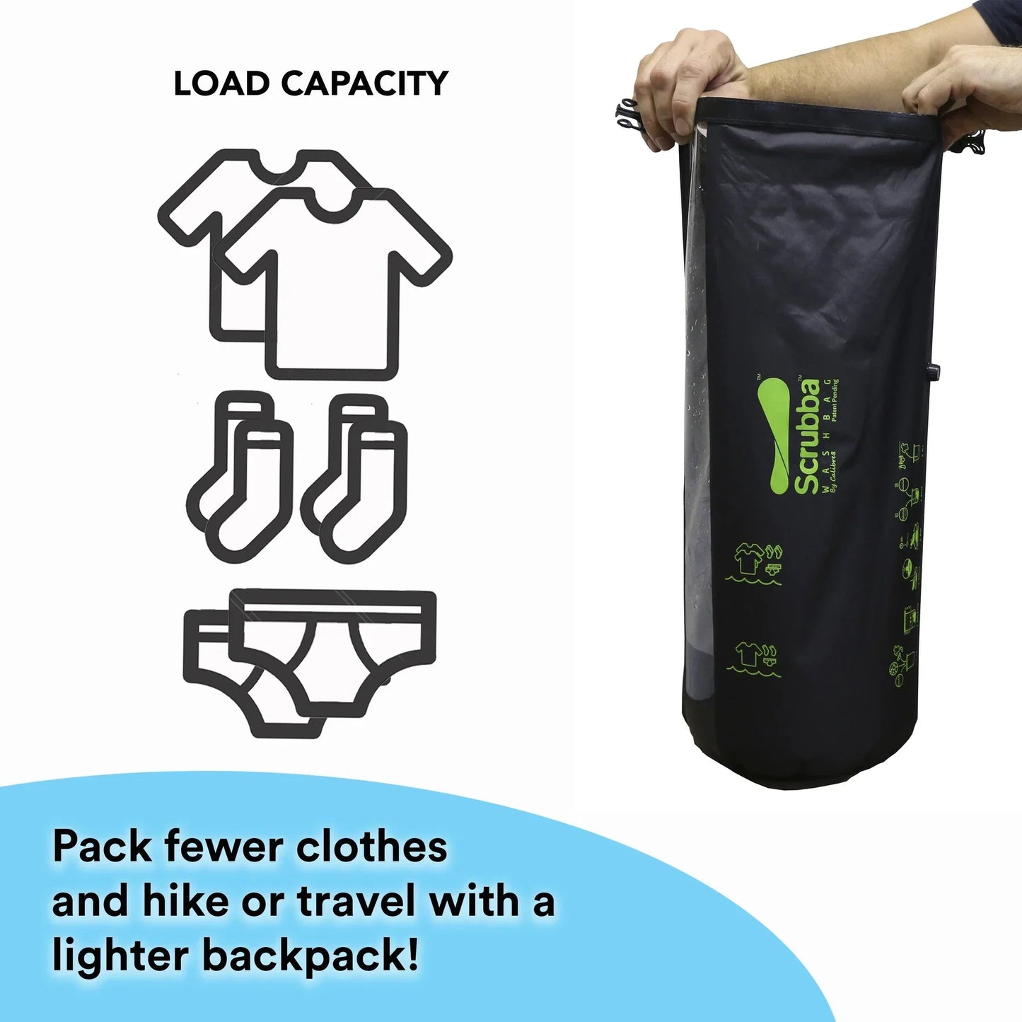 Wash Bag - travel washing machine