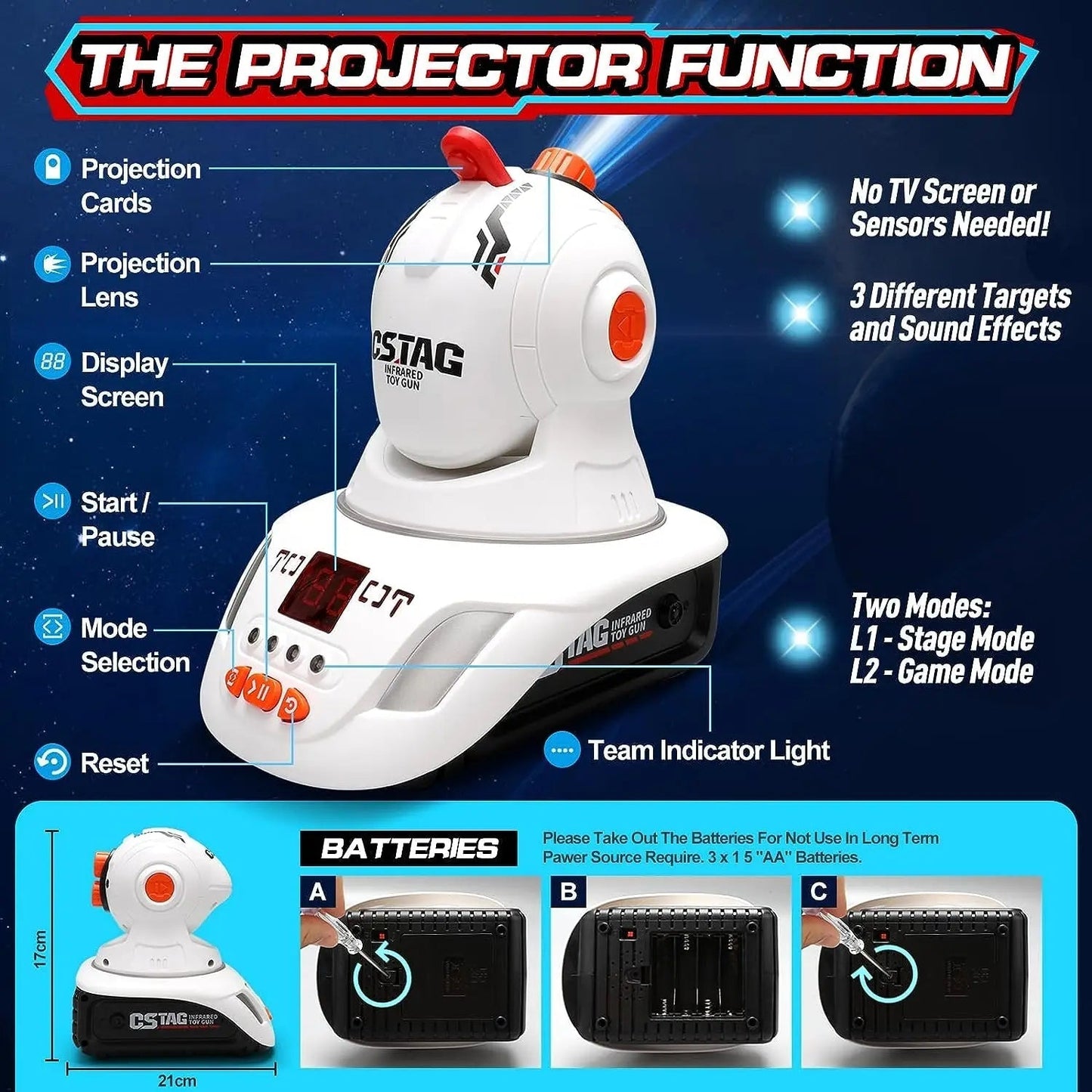 LAZERHUNT™ PROJECTOR SET
