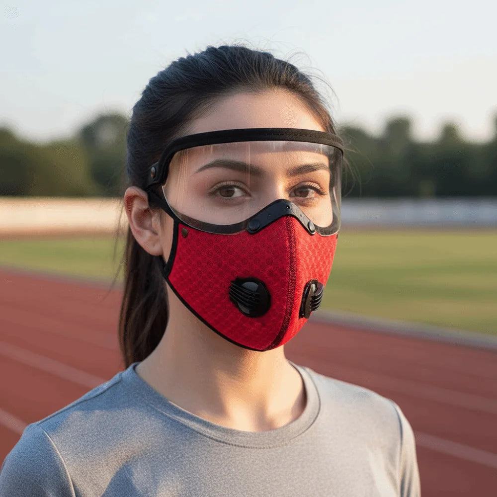 Cycling Face Mask with Goggles
