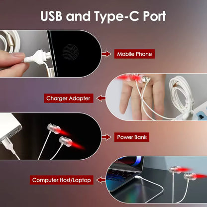 AuraGlow Light Therapy Earbuds