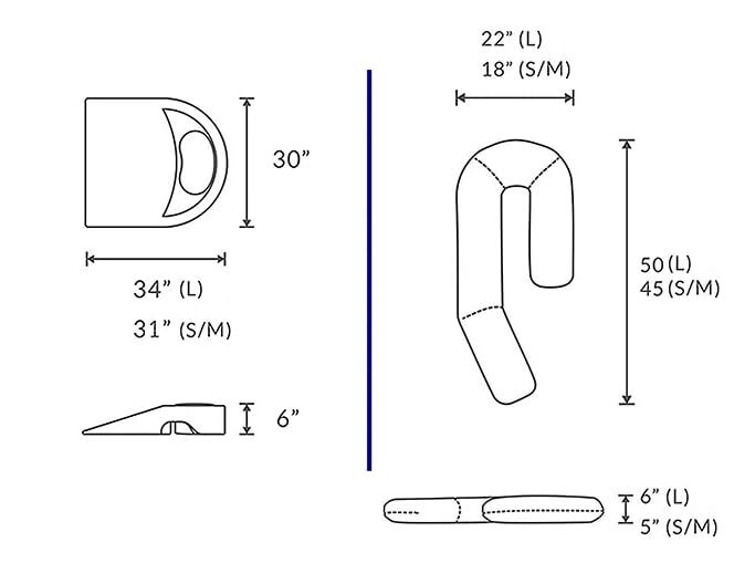 Shoulder Relief Wedge and Body Pillow System