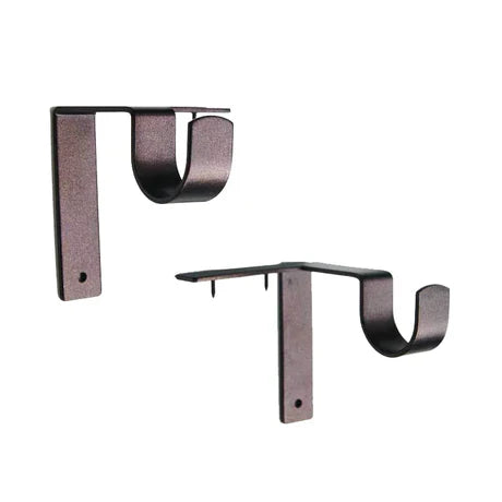 Single Curtain Rod Brackets