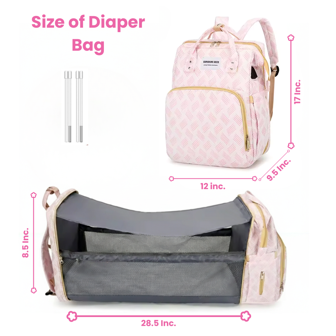 Nestora 3-in-1 Baby Changing Backpack 🎒👶
