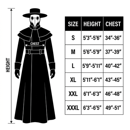 ShadowBeak™ Plague Doctor Costume Set