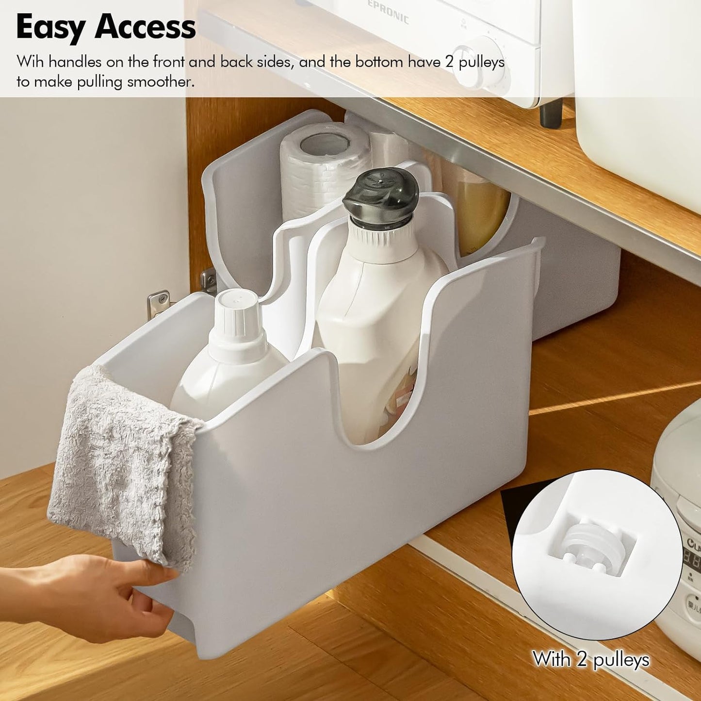 Stackable kitchen storage rack for kitchen