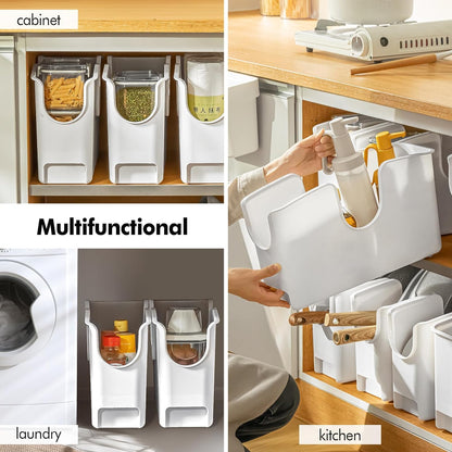 Stackable kitchen storage rack for kitchen