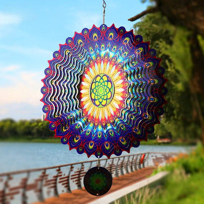 🔥Stainless Steel Wind Spinner - Stunning 3D Effect💥