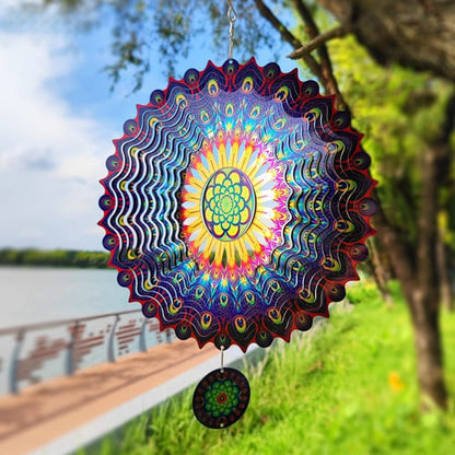 🔥Stainless Steel Wind Spinner - Stunning 3D Effect💥