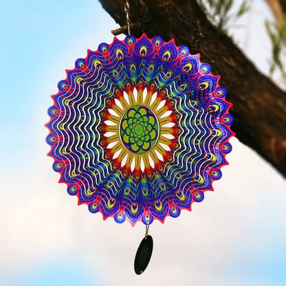 🔥Stainless Steel Wind Spinner - Stunning 3D Effect💥