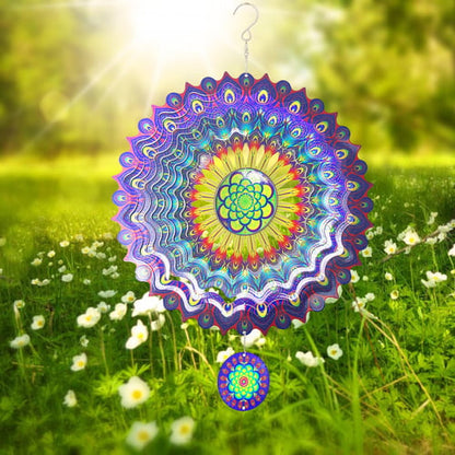 🔥Stainless Steel Wind Spinner - Stunning 3D Effect💥