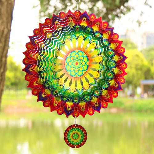 🔥Stainless Steel Wind Spinner - Stunning 3D Effect💥