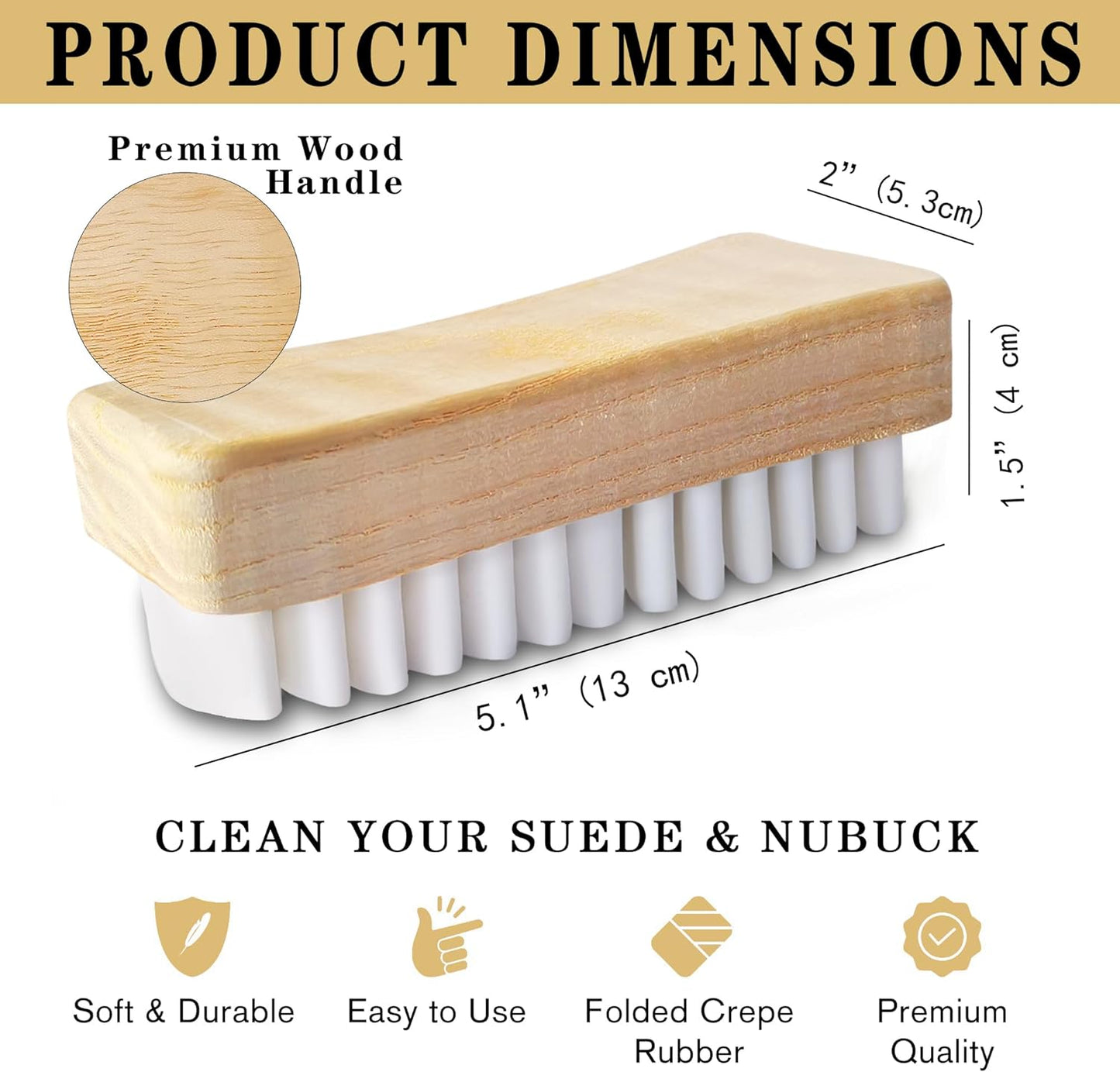 Suede Crepe Brush Beechwood