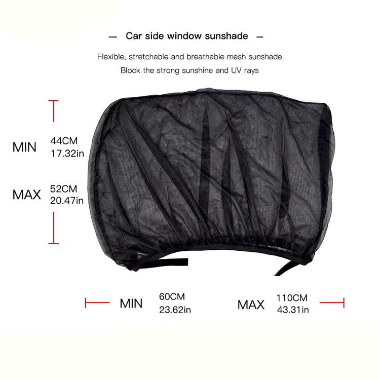 Sunshade car Window breathable net - 4 PCS