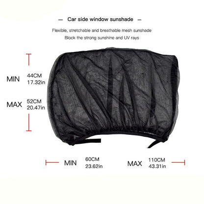 Sunshade car Window breathable net - 4 PCS
