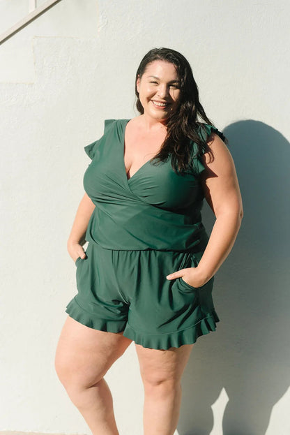 🔥Last Day Promotion 50% OFF⏰Swim Romper Built-in Bra👗
