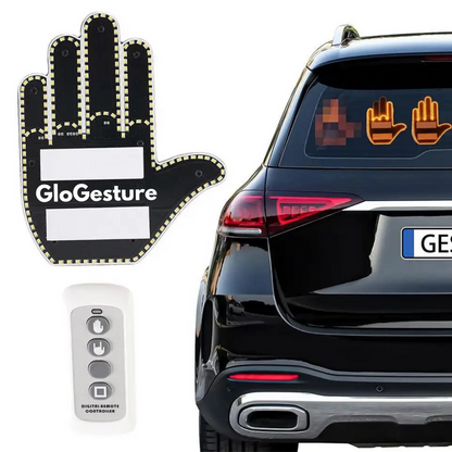 THE GLOGESTURE™ - LED HAND SIGN