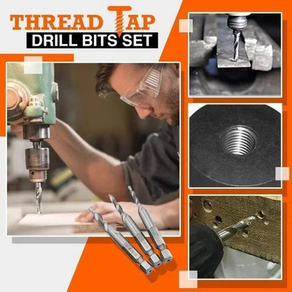 🎁2024 New Year Hot Sale🎁--Thread Tap Drill Bits 6Pcs Set