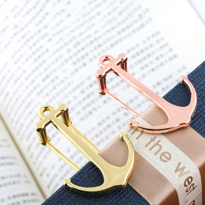 Three-dimensional Creative Metal Anchor Bookmark