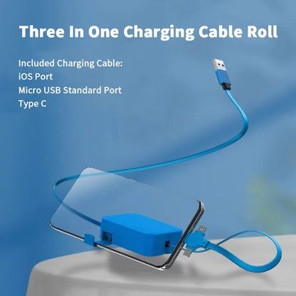 🔥Summer Hot Sale 50% OFF🔥Three In One Charging Cable Roll-Buy 3 Free Shipping