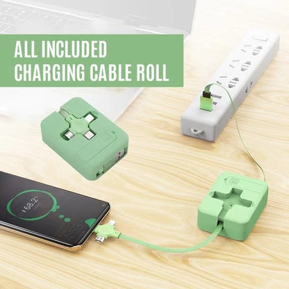 🔥Summer Hot Sale 50% OFF🔥Three In One Charging Cable Roll-Buy 3 Free Shipping
