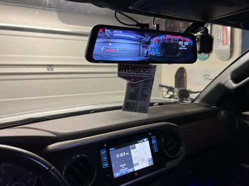 Touch Screen Parking Monitoring Dash Cam Smart Mirror