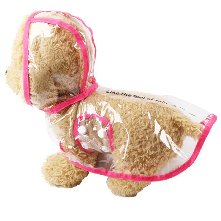 Transparent Dog Raincoat