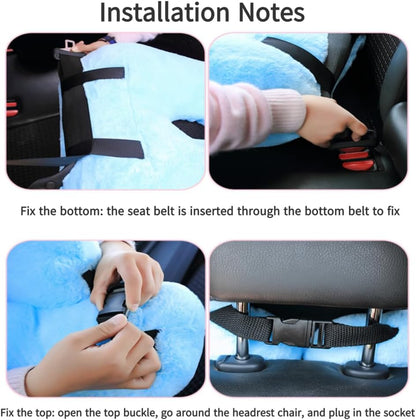 Travel Pillow Cushion for The Back Seat of Car