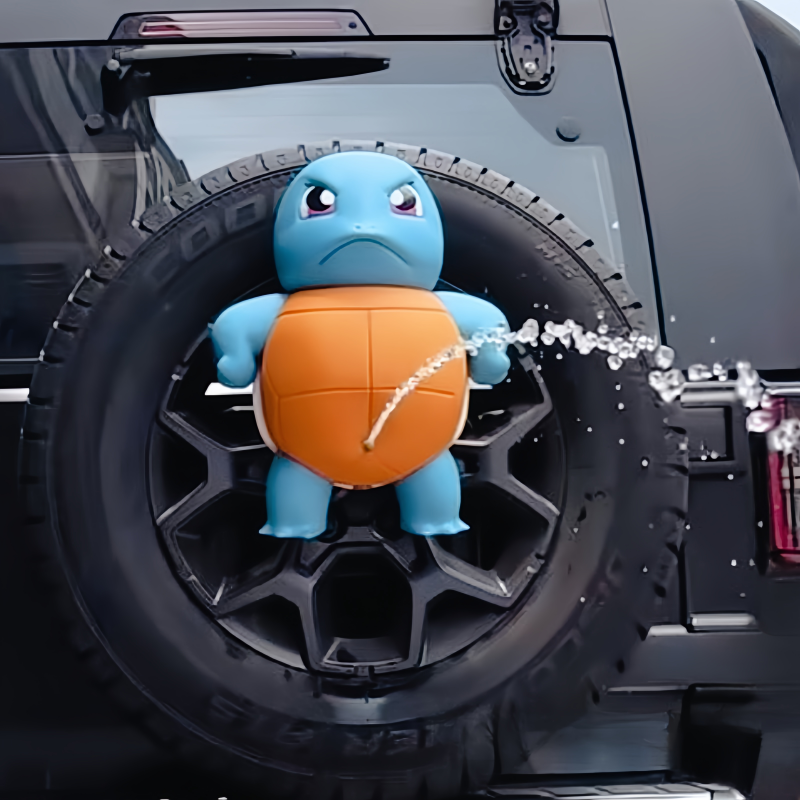 Turtle Water-Spraying Car Accessory – Fun and Humorous Decor for Your Ride