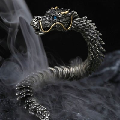 Last Day Promotion 50% OFF - Unleashing the Power of Handmade Golden Horn Dragon Bracelet