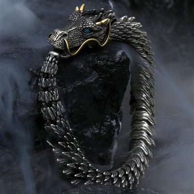 Last Day Promotion 50% OFF - Unleashing the Power of Handmade Golden Horn Dragon Bracelet