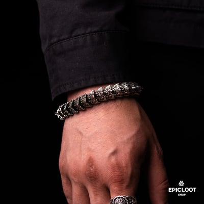 Last Day Promotion 50% OFF - Unleashing the Power of Handmade Golden Horn Dragon Bracelet