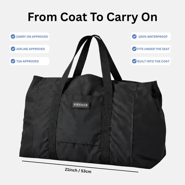 The Packable Travel Coat