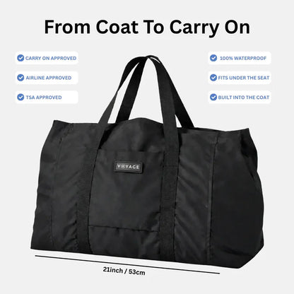The Packable Travel Coat