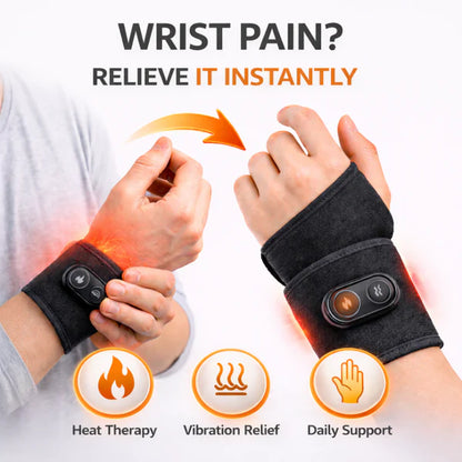 Heated Wrist Wrap with Vibration Therapy (wired) Works while connected