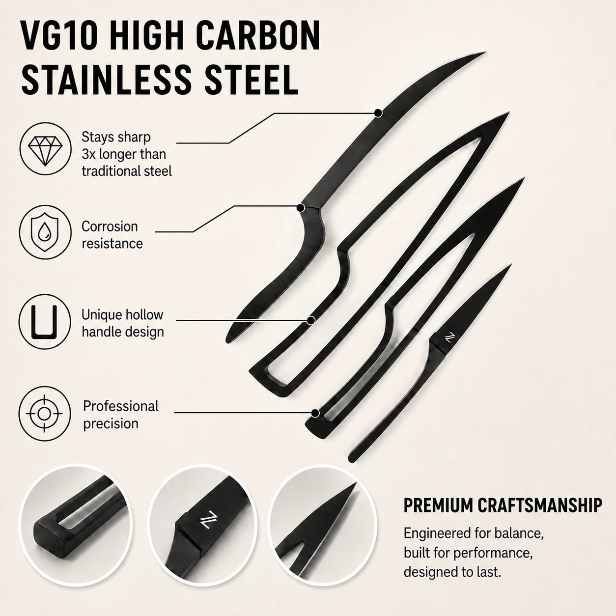 MagnaNest Knife Set