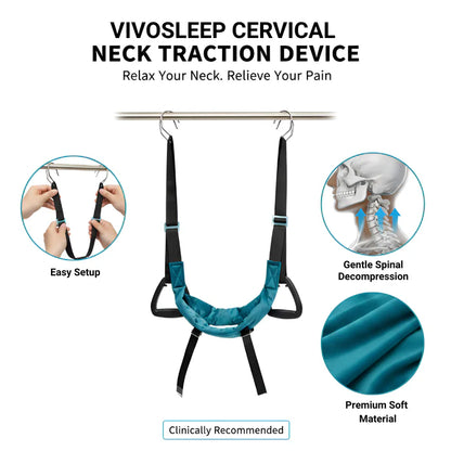 NeckEase Cervical Stretcher – Adjustable Neck Traction & Decompression Device