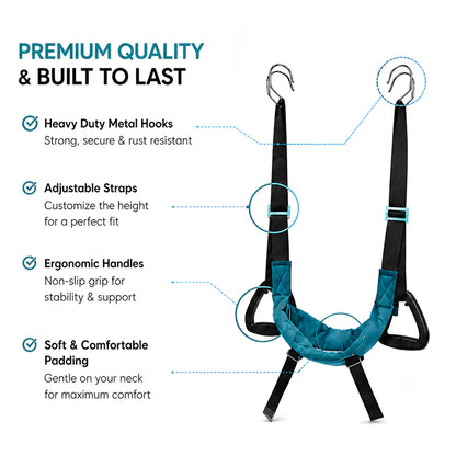 NeckEase Cervical Stretcher – Adjustable Neck Traction & Decompression Device