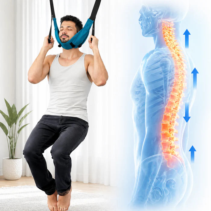 NeckEase Cervical Stretcher – Adjustable Neck Traction & Decompression Device