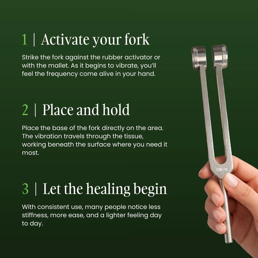 HarmonyTone™ 128Hz Precision Tuning Fork