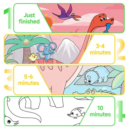 Criativae Water Coloring & Doodle Books for Toddlers – Reusable Paint with Water Activity Set | CRIATIVAE