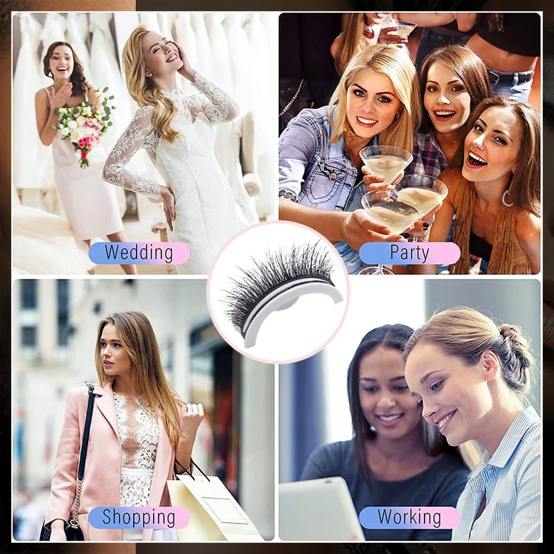 WATERPROOF SELF-ADHESIVE EYELASHES