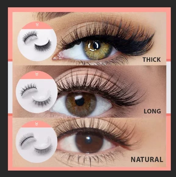 WATERPROOF SELF-ADHESIVE EYELASHES