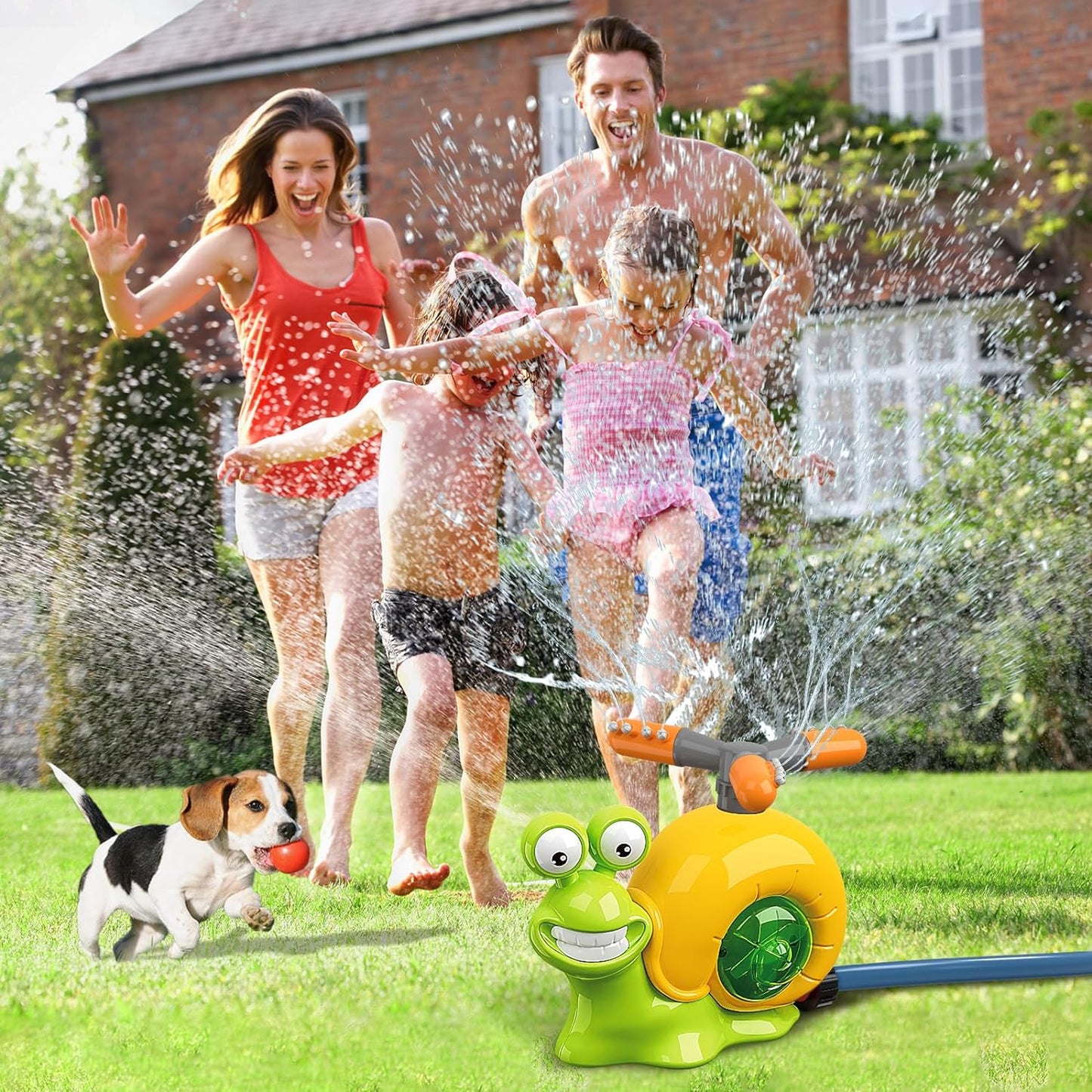 Water Sprinkler Baseball Toy for Kids Outdoor