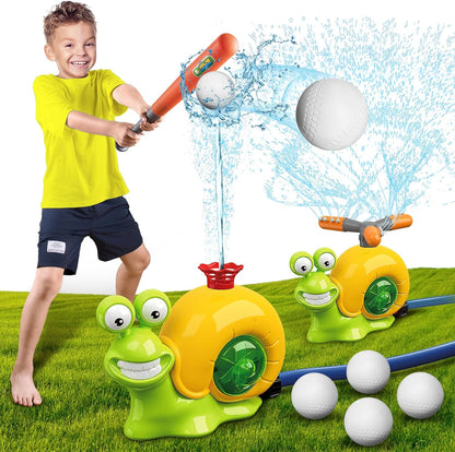 Water Sprinkler Baseball Toy for Kids Outdoor