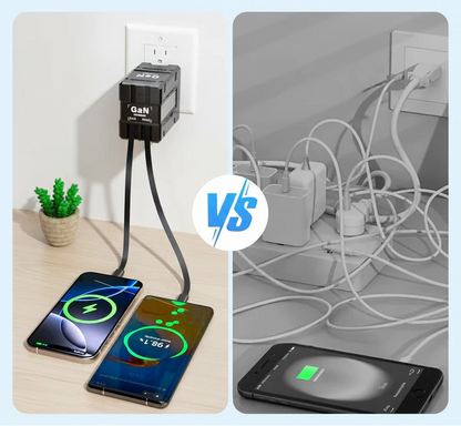 FastVolt 2-in-1 Retractable Fast Charger Cable