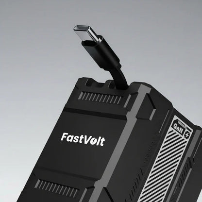 FastVolt 2-in-1 Retractable Fast Charger Cable