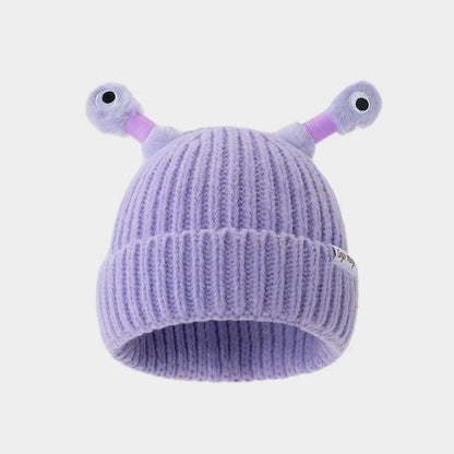 🔥HOT SALE - 50% OFF🔥Winter Parent-Child Cute Glowing Little Monster Knit Hat