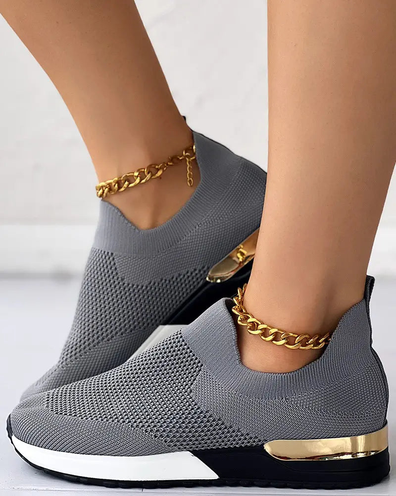 🔥 Hot Selling - Save 50% OFF 🔥 Women's Orthopedic Breathable Knit Sneakers